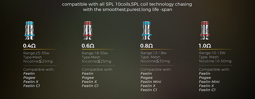 Compatible Coil Feelin C1