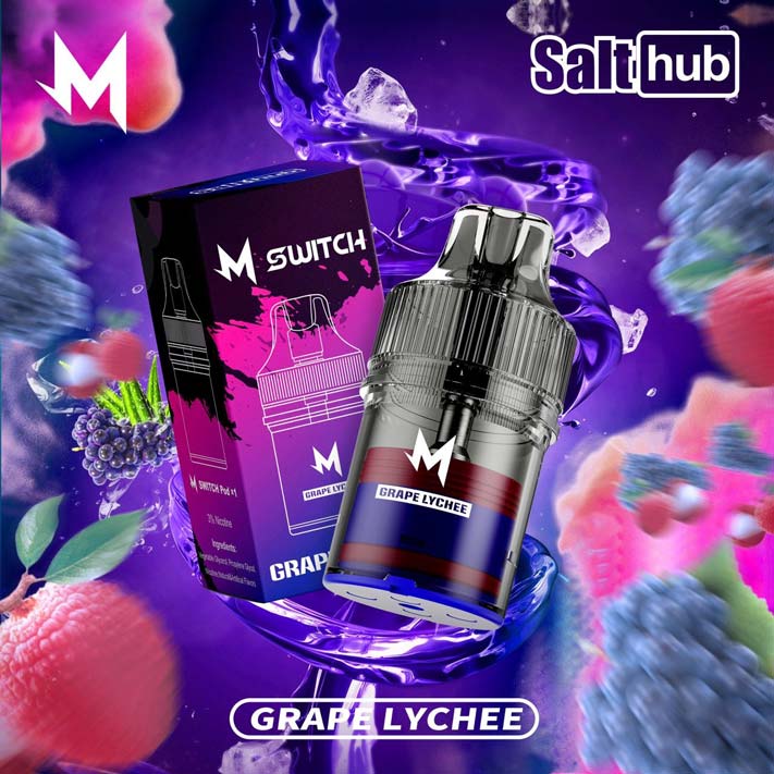 M Switch 15000 Puffs Grape Lychee